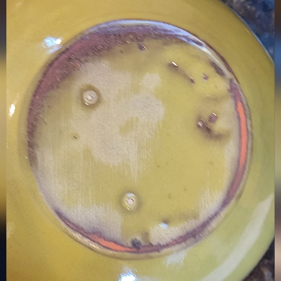 Seagrove North Carolina Olive Green Pottery Bowl - Picture 14 of 15